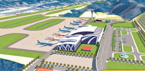 Phối cảnh dự kiến của sân bay Sa Pa - Nguồn: Báo Lào Cai