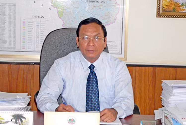 Ông Phùng Ngọc Mỹ, nguyên Phó Chủ tịch UBND tỉnh Gia Lai. Ảnh: Tỉnh ủy Gia Lai