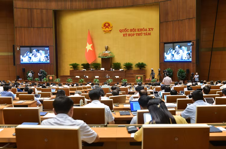 Quang cảnh phiên họp sáng 23/10