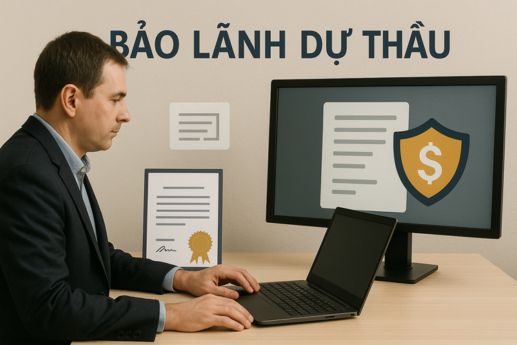 Tới thời điểm hiện tại, có 3 ngân hàng chính thức triển khai bảo lãnh dự thầu điện tử trên Hệ thống mạng đấu thầu quốc gia (e-GP). Ảnh: TL