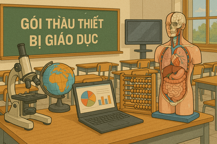 Liên danh 3 thành viên trúng gói thầu thiết bị giáo dục 114 tỷ đồng tại Kon Tum. Ảnh: TL