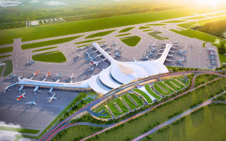 Phối cảnh Cảng hàng không quốc tế Long Thành