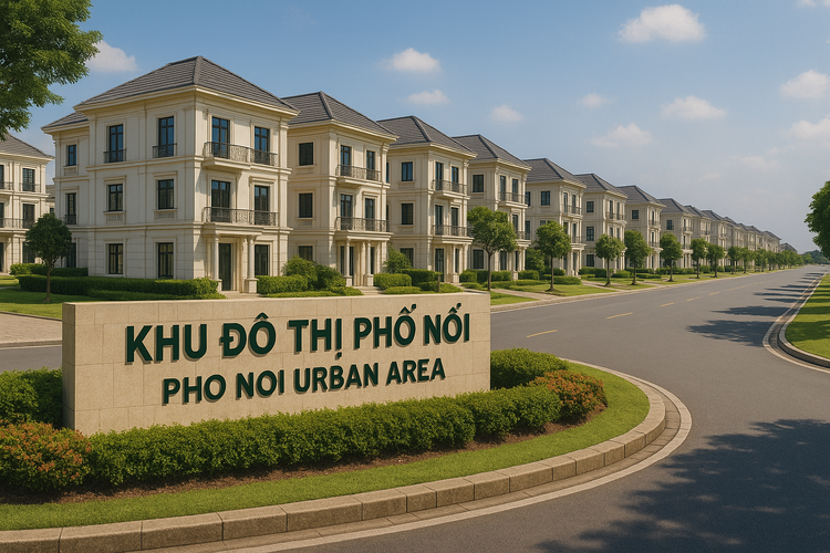 Đấu thầu rộng rãi quốc tế chọn nhà đầu tư Phân khu A - Khu đô thị phía Bắc Quốc lộ 5 thuộc Khu đô thị Phố Nối gần 35.000 tỷ đồng. Ảnh: TL