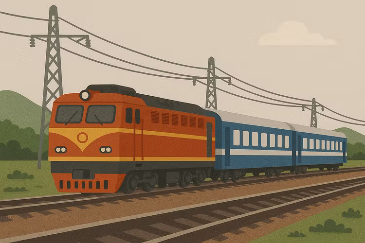 Tuyến đường sắt Lào Cai-Hà Nội-Hải Phòng sẽ là hành lang có nhu cầu vận tải hành khách, hàng hóa lớn thứ 2 của cả nước - Ảnh minh họa: TL