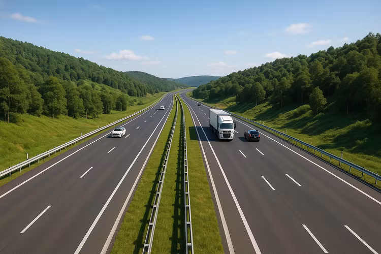 Phối cảnh minh họa cao tốc Bảo Lộc - Liên Khương. Ảnh: TL