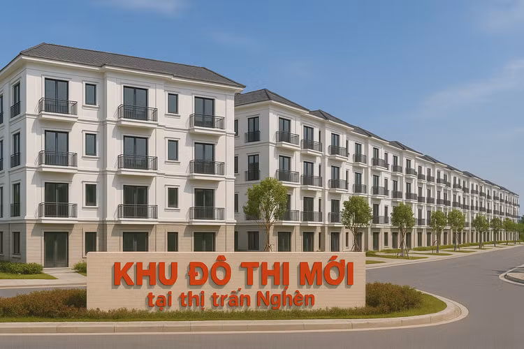 Đầu tư Khu đô thị mới tại thị trấn Nghèn hơn 1.363 tỷ đồng. Ảnh: TL