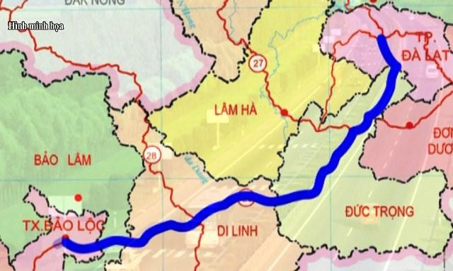 UBND Lâm Đồng đề xuất dùng 4.000 tỷ đồng ngân sách cho cao tốc Bảo Lộc - Liên Khương