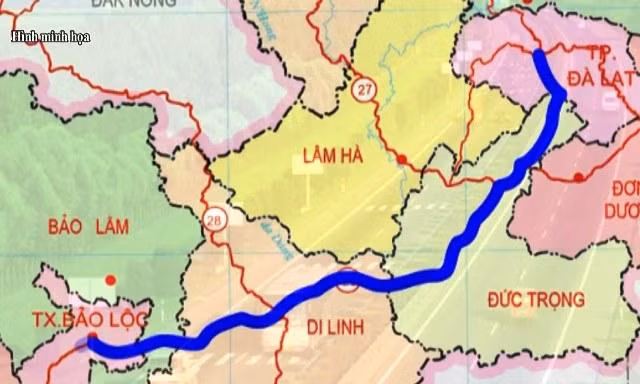 UBND Lâm Đồng đề xuất dùng 4.000 tỷ đồng ngân sách cho cao tốc Bảo Lộc - Liên Khương