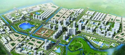 Phối cảnh dự án Đô thị mới An Vân Dương