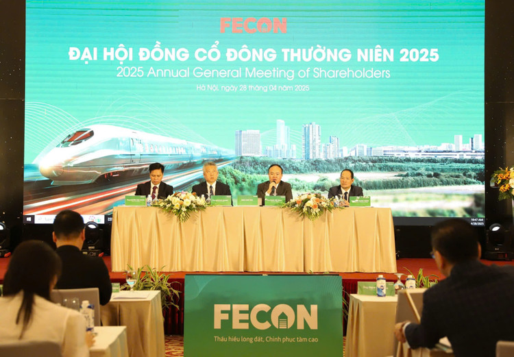 Quang cảnh Đại hội đồng cổ đông thường niên năm 2025 của FECON