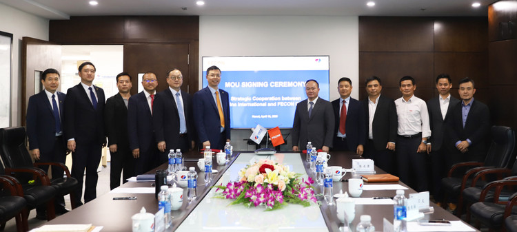 Buổi lễ ký kết Biên bản ghi nhớ (MoU) giữa FECON và PowerChina