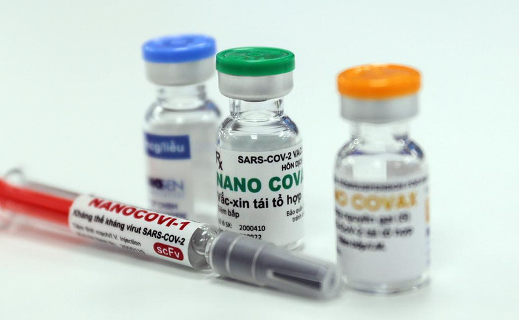 Mẫu vaccine Nanocovax do công ty Nanogen sản xuất tại nhà máy ở TP HCM. Ảnh: Quỳnh Trần