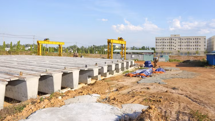 Đường vành đai phía Tây 2 đoạn qua quận Liên Chiểu bị chậm tiến độ do vướng giải phóng mặt bằng