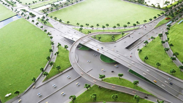 Phối cảnh nút giao Nguyễn Văn Linh – Nguyễn Hữu Thọ