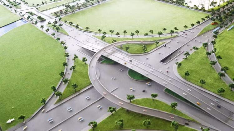 Phối cảnh nút giao Nguyễn Văn Linh – Nguyễn Hữu Thọ