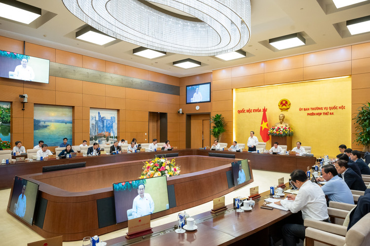 Chủ tịch Quốc hội Trần Thanh Mẫn phát biểu khai mạc Phiên họp. Ảnh: Quốc hội