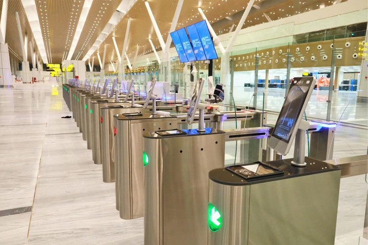 Bên trong nhà ga T3 sân bay Tân Sơn Nhất đã hoàn thiện. Ảnh: ACV