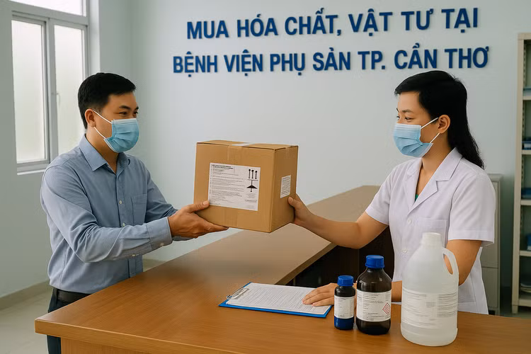 311 tỷ đồng mua hóa chất, vật tư tại Bệnh viện Phụ sản TP. Cần Thơ. Ảnh minh họa: TL-GPT