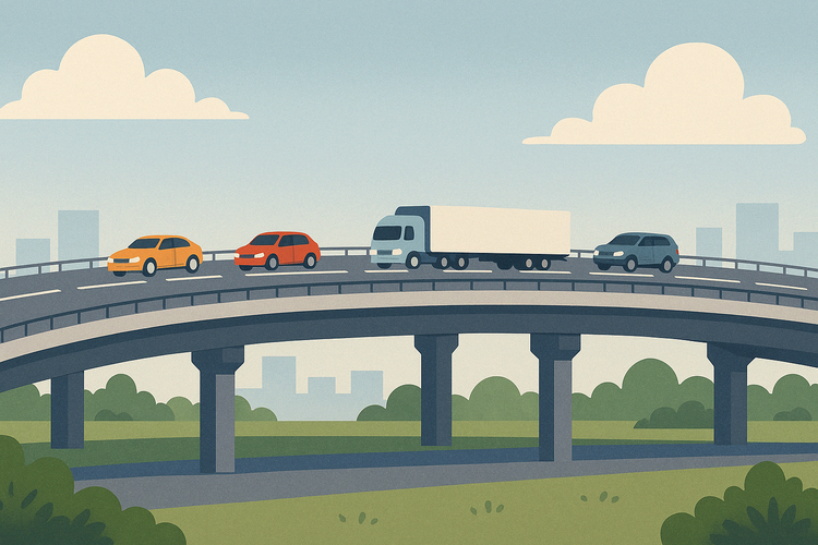 Hà Nội đầu tư gần 880 tỷ đồng xây dựng cầu vượt 4 làn xe. Ảnh: TL -GPT