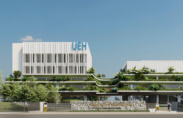 Phối cảnh Cơ sở Đào tạo & nghiên cứu Trường Đại học Kinh tế TP. HCM tại Nha Trang, Khánh Hoà