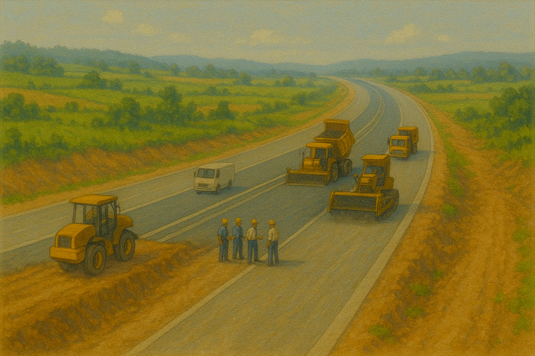 UBND tỉnh Phú Thọ vừa nâng tổng mức đầu tư tuyến kết nối đường Hồ Chí Minh với Quốc lộ 70B, Quốc lộ 32C. Ảnh: TL