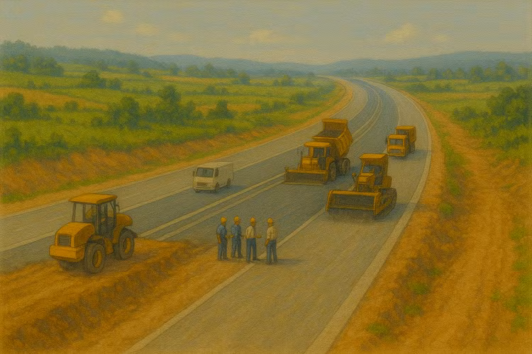 UBND tỉnh Phú Thọ vừa nâng tổng mức đầu tư tuyến kết nối đường Hồ Chí Minh với Quốc lộ 70B, Quốc lộ 32C. Ảnh: TL