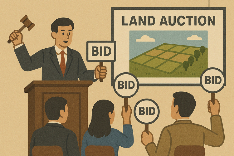 Phú Thọ sắp đấu giá 291 thửa đất trong tháng 4, giá khởi điểm từ 2,5 triệu đồng/m2. Ảnh: TL-GPT