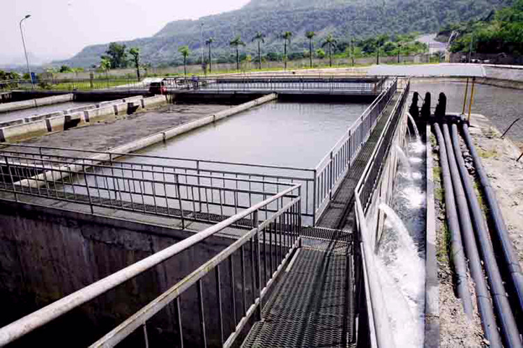 Trạm xử lý nước thải mỏ Công ty CP Than Cọc Sáu - TKV. Ảnh minh họa: Dương Phượng Đại 