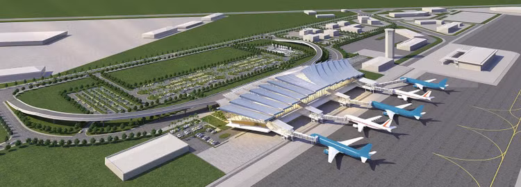Phối cảnh Nhà ga hành khách T2 - Cảng hàng không quốc tế Phú Bài
