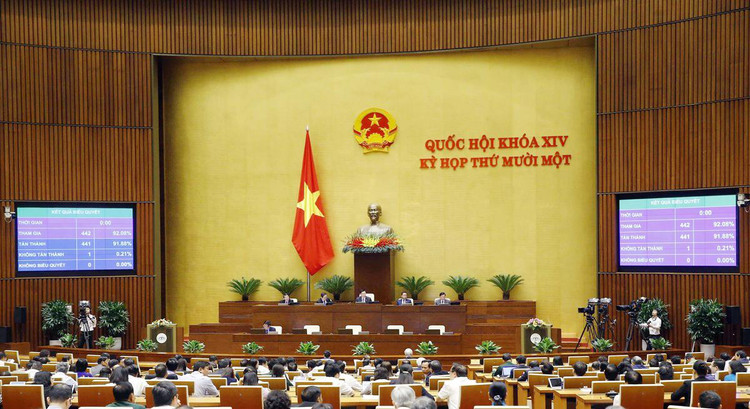 Ngày 7/4, tiếp tục kiện toàn nhân sự Quốc hội, Chính phủ. Ảnh: TTXVN