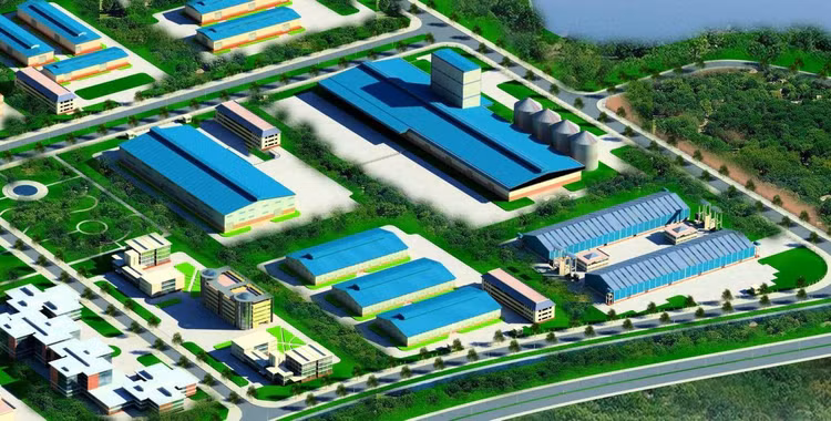 Phối cảnh khu công nghiệp sạch Sóc Sơn. Ảnh chỉ mang tính minh họa. Nguồn Internet