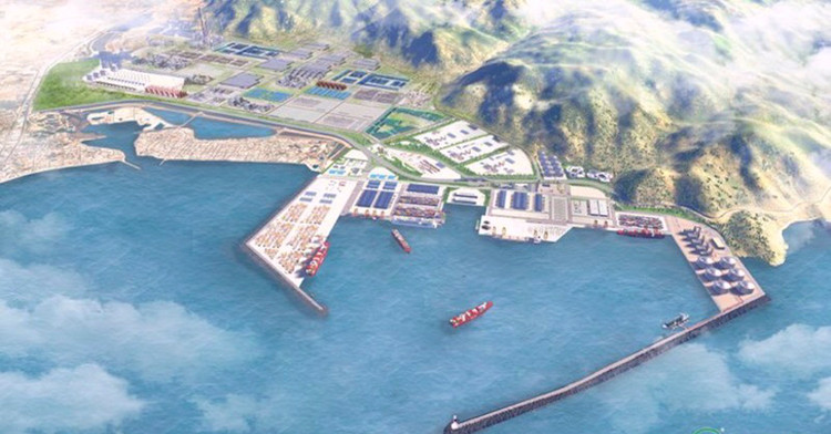 Quy hoạch khu đô - công nghiệp - cảng Cà Ná, bao gồm nhà máy điện khí LNG.
