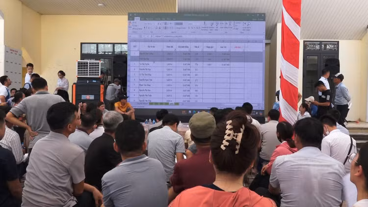 Tổng số tiền huyện Thanh Oai thu được từ phiên đấu giá quyền sử dụng đất là 404,6 tỷ đồng. Ảnh: Cổng thông tin huyện Thanh Oai