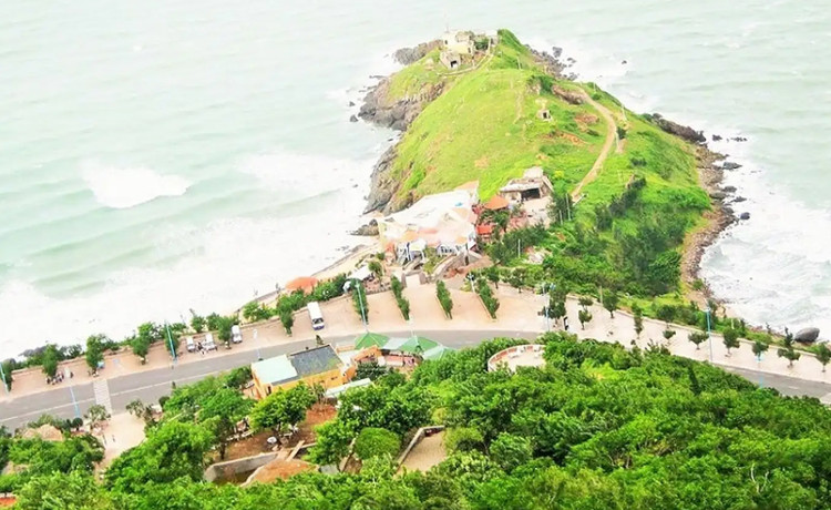 Khu "đất vàng" mũi Nghinh Phong chuẩn bị được đấu giá.