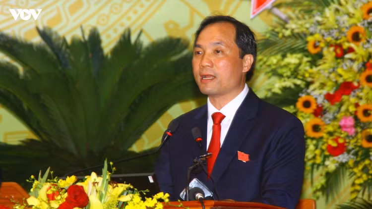 Tân Bí thư Tỉnh ủy Hà Tĩnh Hoàng Trung Dũng.