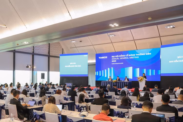 Quang cảnh Đại hội đồng cổ đông thường niên 2022 của Công ty CP Tasco