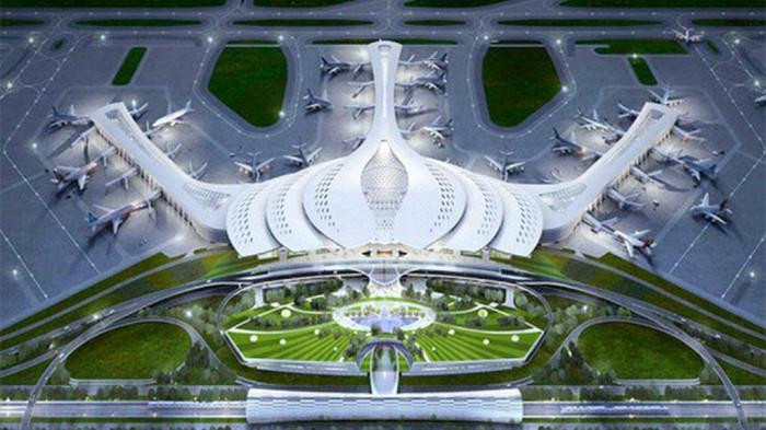 Phối cảnh nhà ga sân bay Long Thành. Ảnh: ACV