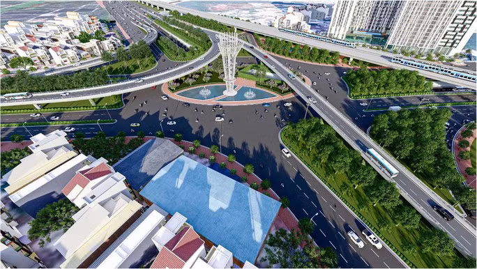 Phối cảnh dự án Xây dựng nút giao thông An Phú