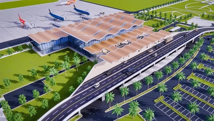 Phối cảnh dự án Cảng hàng không Quảng Trị