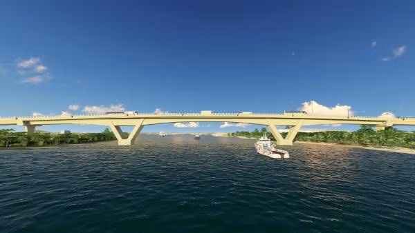 Theo kế hoạch, Dự án đầu tư xây dựng cầu Quang Thanh và cầu Dinh sẽ được khởi công vào ngày 16/5 tới. Ảnh minh họa: Internet