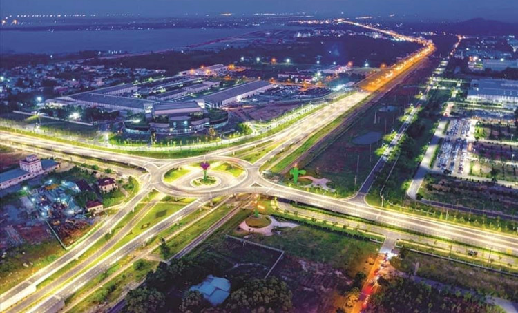 Một góc Khu kinh tế mở Chu Lai, huyện Núi Thành, Quảng Nam