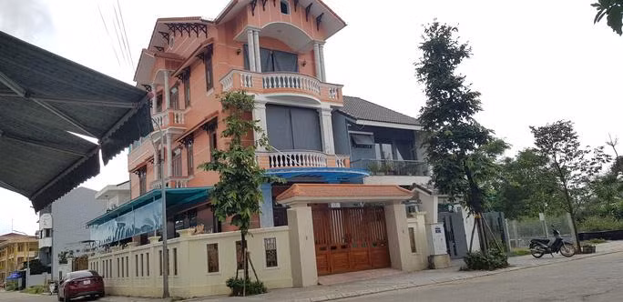 Lô đất A7 hiện đã được xây dựng khu biệt thự