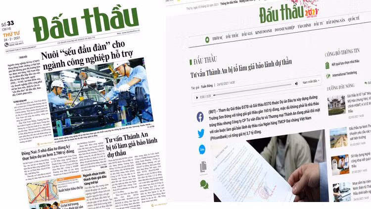 Các cơ quan chức năng, Bên mời thầu nên phối hợp với Cơ quan cảnh sát điều tra để sớm cung cấp và công khai các bằng chứng, làm rõ nghi vấn để dư luận biết rõ chân tướng của sự việc