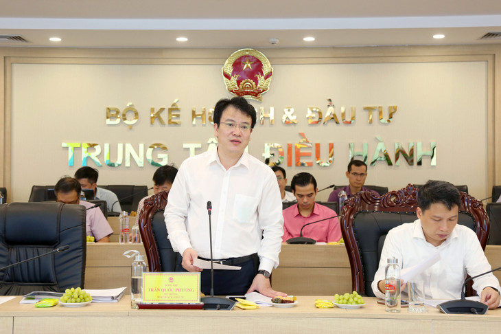 Thứ trưởng Bộ KH&amp;ĐT Trần Quốc Phương phát biểu tại Hội nghị tham vấn