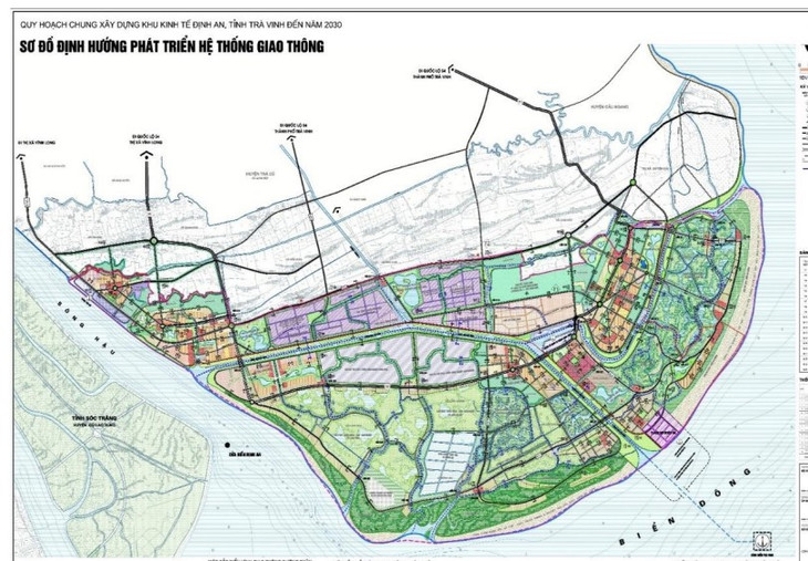 Quy hoạch Khu kinh tế Định An, tỉnh Trà Vinh đến năm 2030