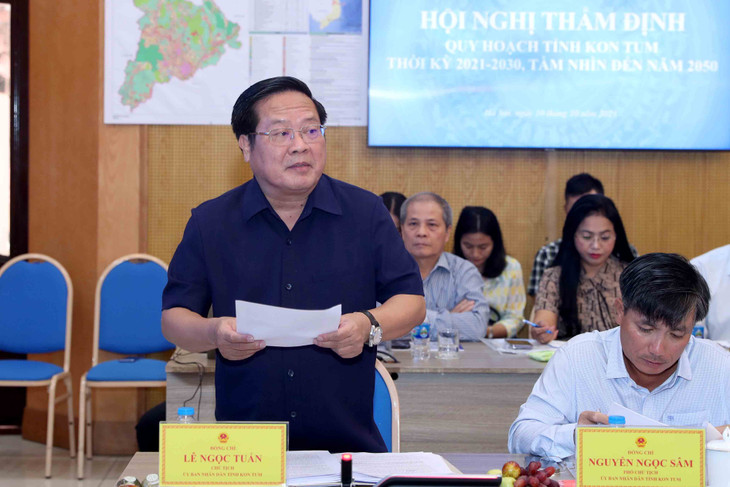 Chủ tịch UBND tỉnh Kon Tum Lê Ngọc Tuấn