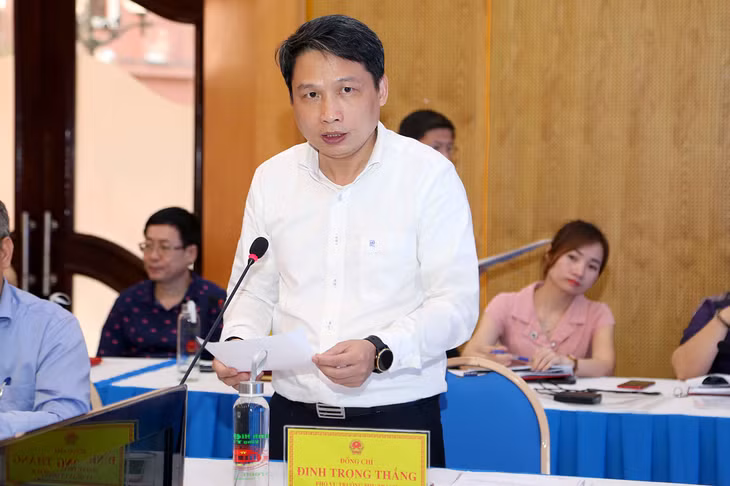 Ông Đinh Trọng Thắng, Vụ trưởng Vụ Quản lý quy hoạch, Bộ Kế hoạch và Đầu tư. (Ảnh: Đức Trung)