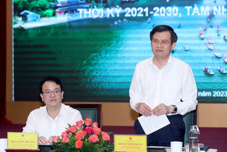 Ông Đoàn Minh Huấn, Bí thư Tỉnh ủy Ninh Bình. (Ảnh: Đức Trung)