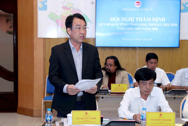 Ông Lữ Quang Ngời, Chủ tịch UBND tỉnh Vĩnh Long. Ảnh: Đức Trung Ông Lữ Quang Ngời, Chủ tịch UBND tỉnh Vĩnh Long. Ảnh: Đức Trung