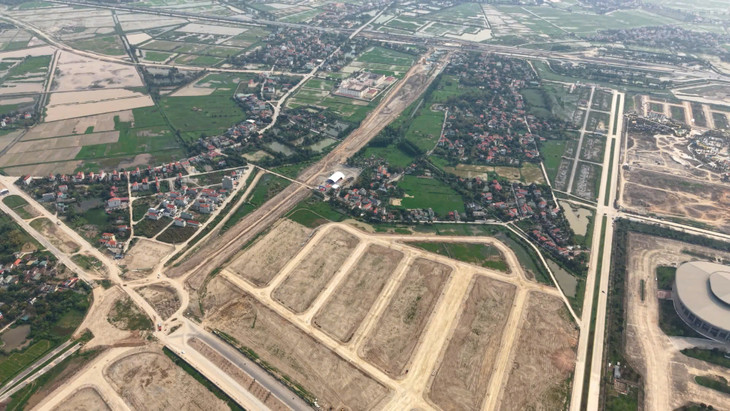 Toàn bộ diện tích khu đại học Nam Cao đã được giải phóng mặt bằng để triển khai dự án Ảnh: Bình Minh